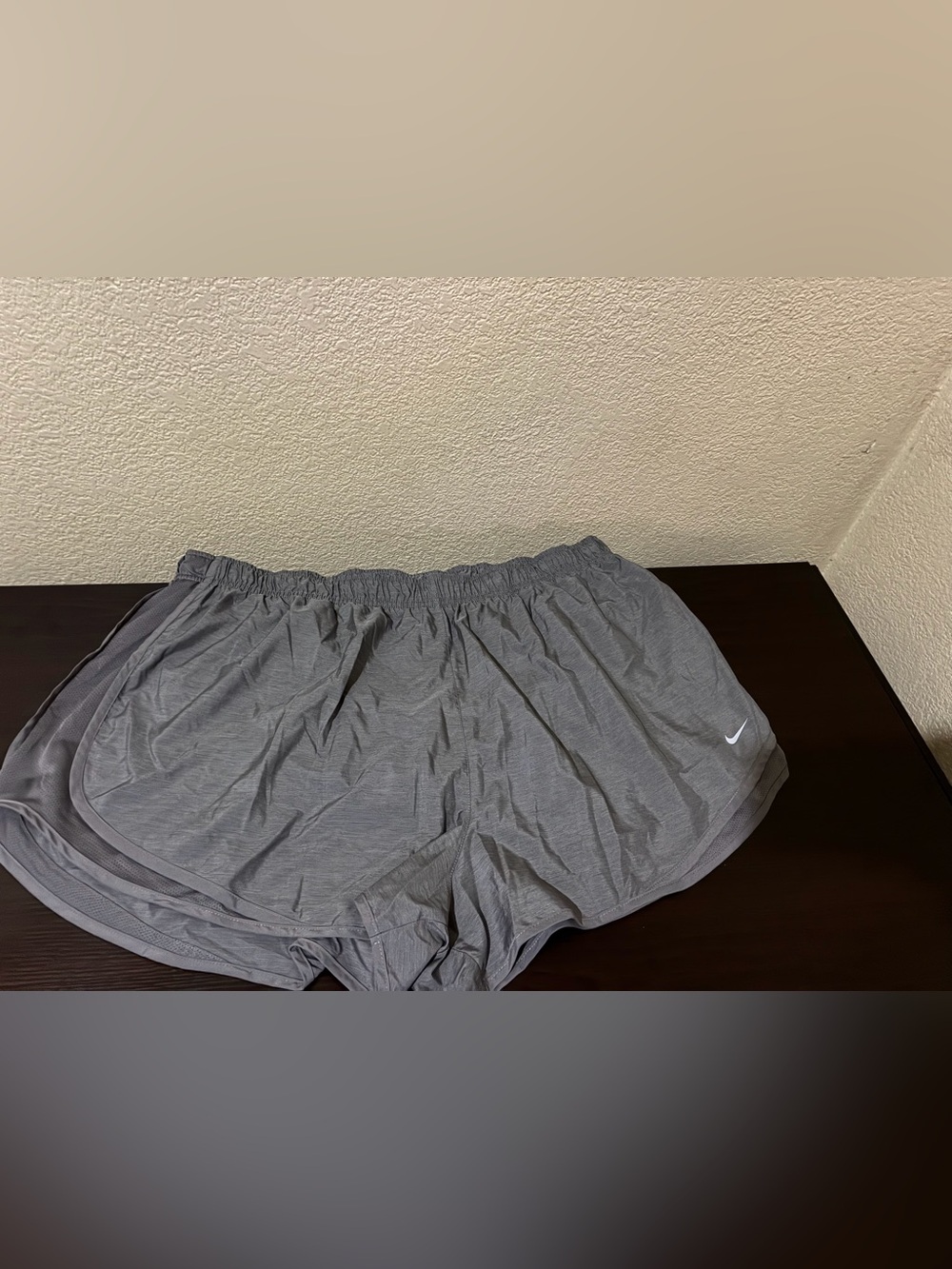 Nike Women’s Dri-FIT 10K Running Shorts Grey Heather Plus Size 3X
